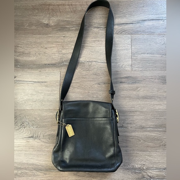 Coach Black Leather Satchel - Picture 7 of 8